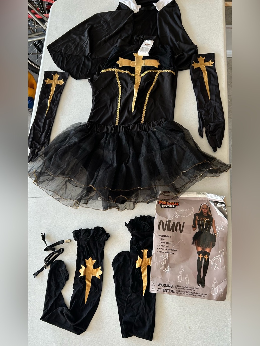 Women Nun Costume, Nun Outfit Women, Halloween Costumes